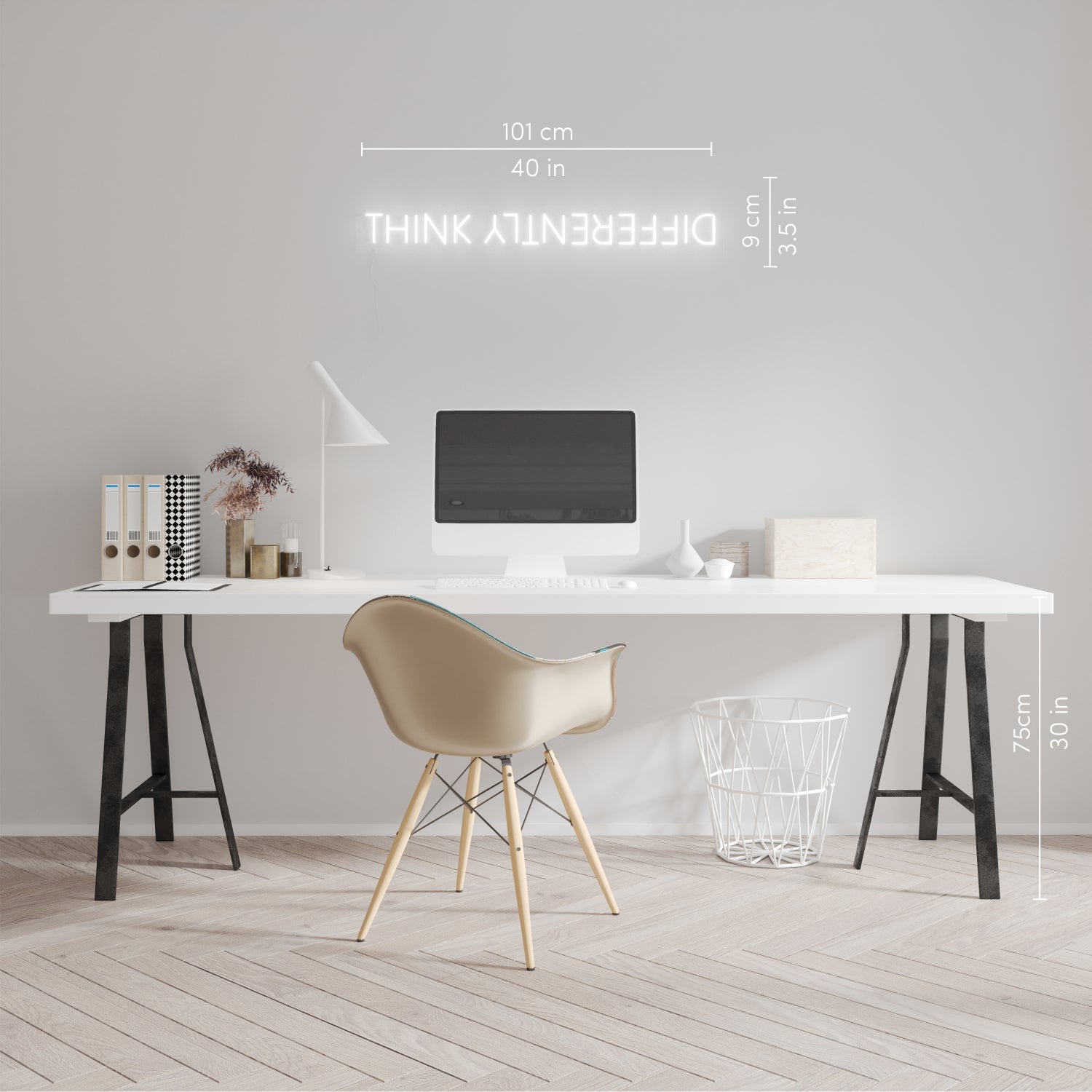 Think Differently by Bobby Berk, Neon-LED-Zeichen